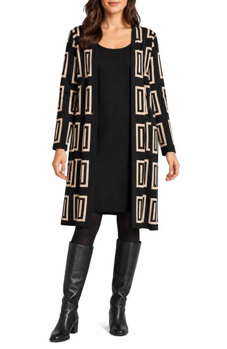 Long Sleeve Twofer Sheath Dress