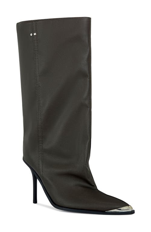 Azalea Wang Dusty Slouch Boot In Black