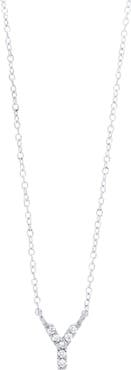 Bony Levy Icon Diamond Initial Pendant Necklace