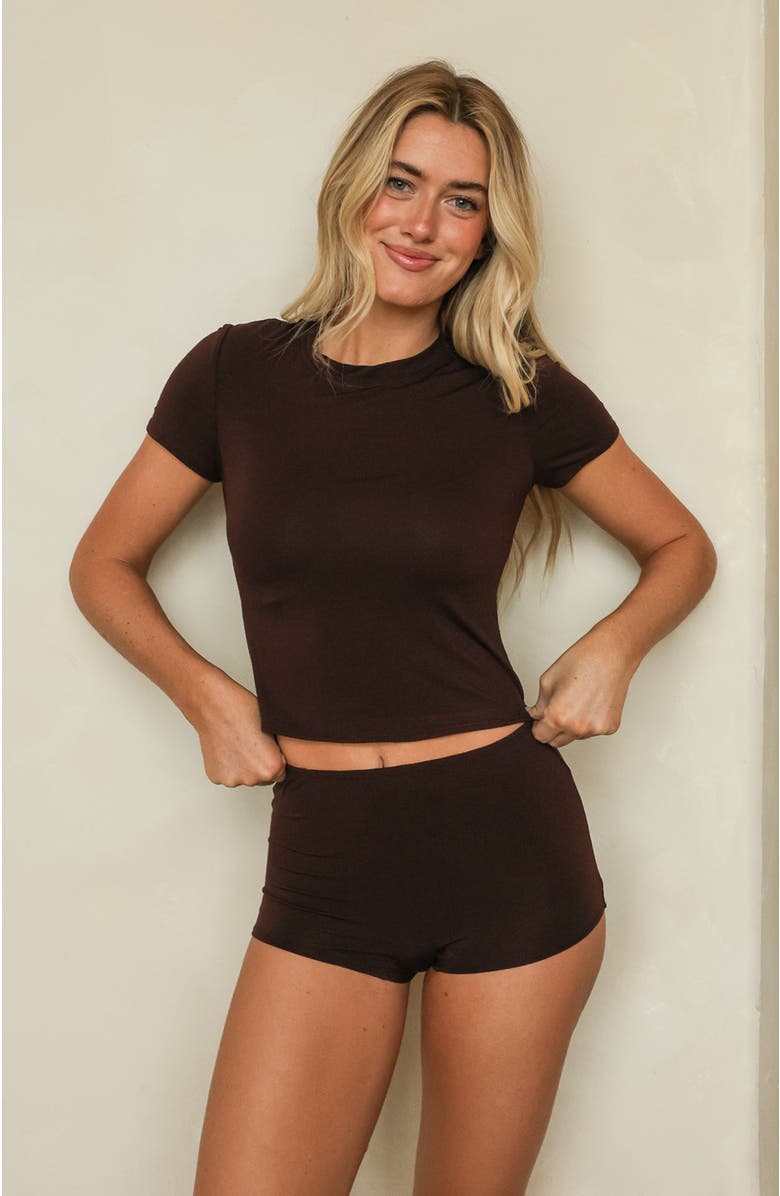 Dippin Daisys Kylie Lounge Set, Alternate, color, Cacao