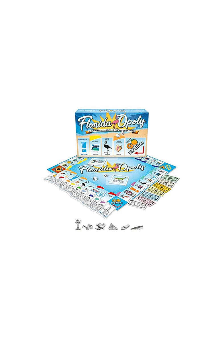 Late for the Sky Floridaopoly Monopoly Board Game, Main, color, Multicolored