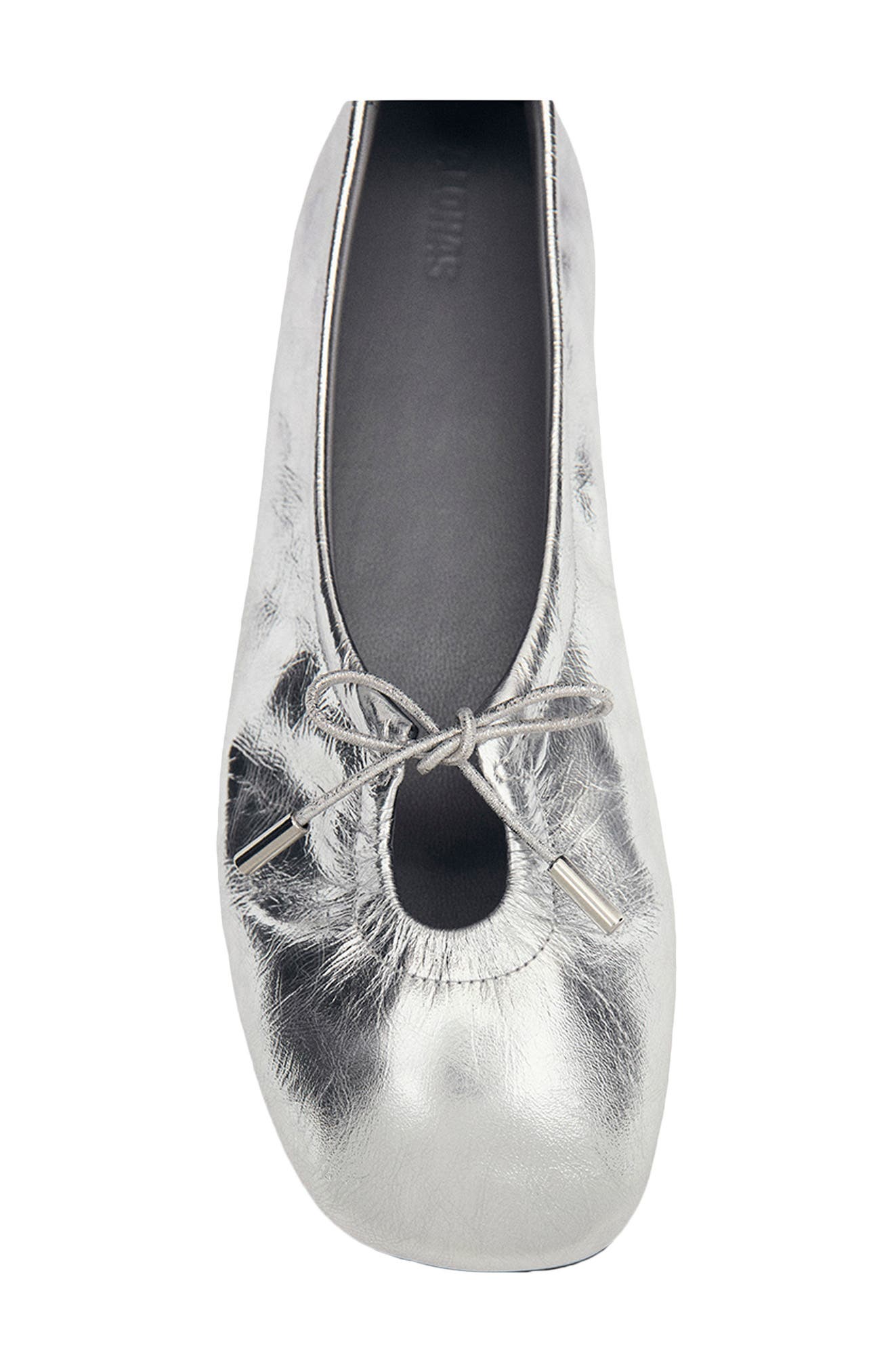 ALOHAS Rosalind Ballet Flat, Alternate, color, Shimmer Silver