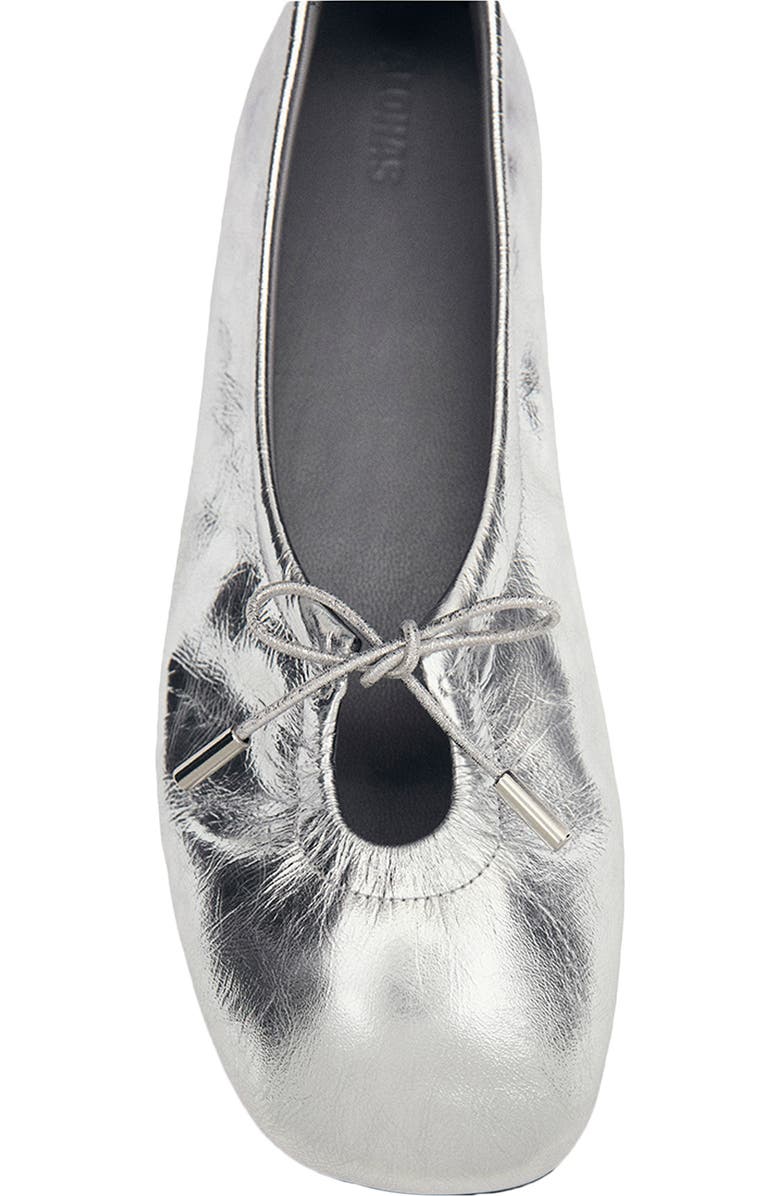 ALOHAS Rosalind Ballet Flat, Alternate, color, Shimmer Silver