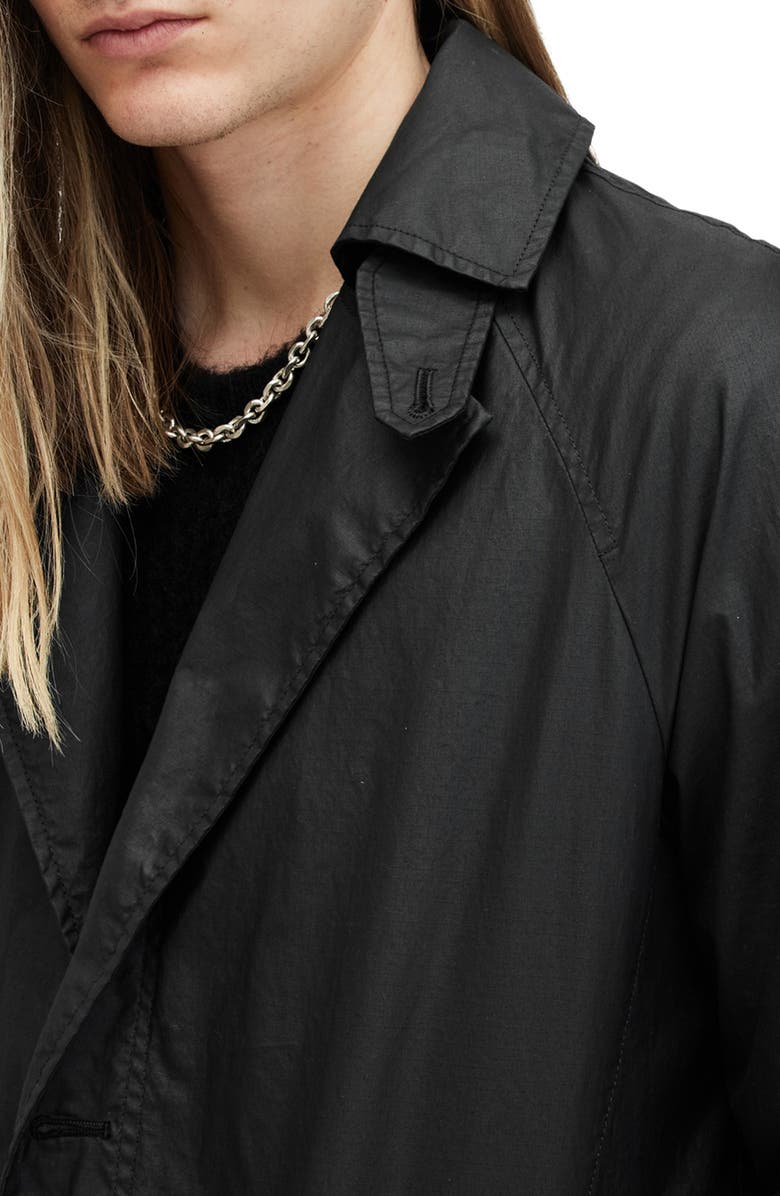 AllSaints Allman Mac Jacket, Alternate, color, Black
