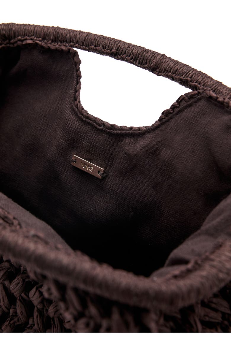 MANGO Natural Fiber Frame Clutch, Alternate, color,