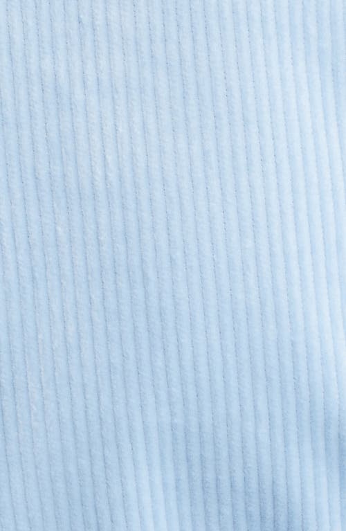 & Other Stories Zip Front Corduroy Jumpsuit In Light Blue