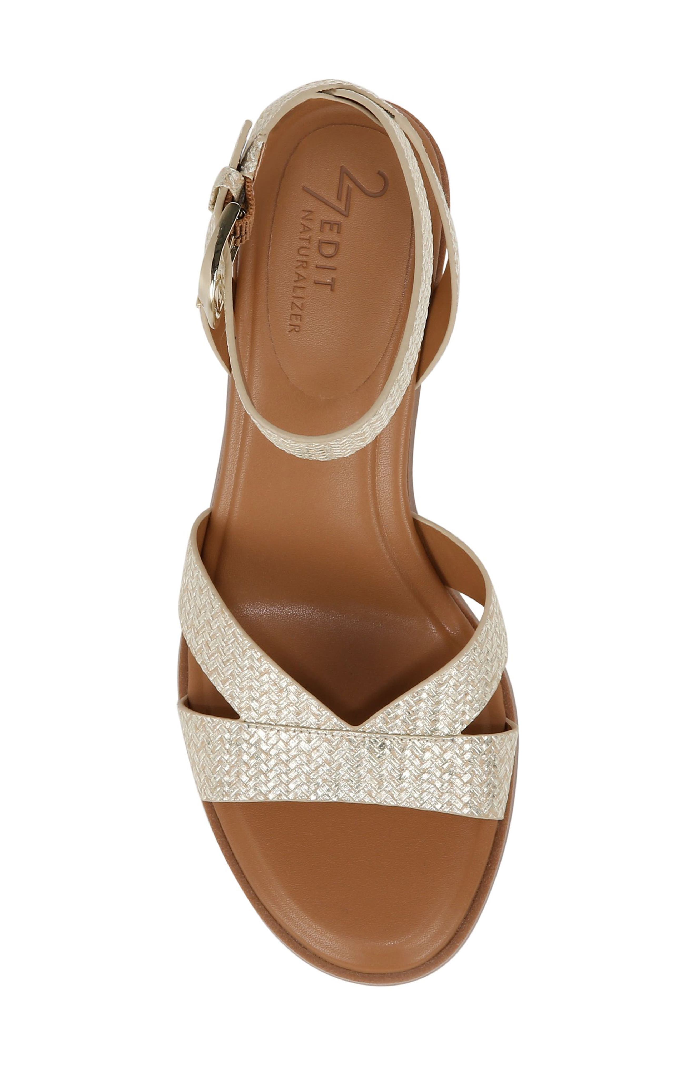 27 EDIT Naturalizer Yumi Ankle Strap Sandal, Alternate, color, Cremosa Taupe Leather