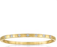 BEN ONI Polished Cubic Zirconia Bangle Bracelet