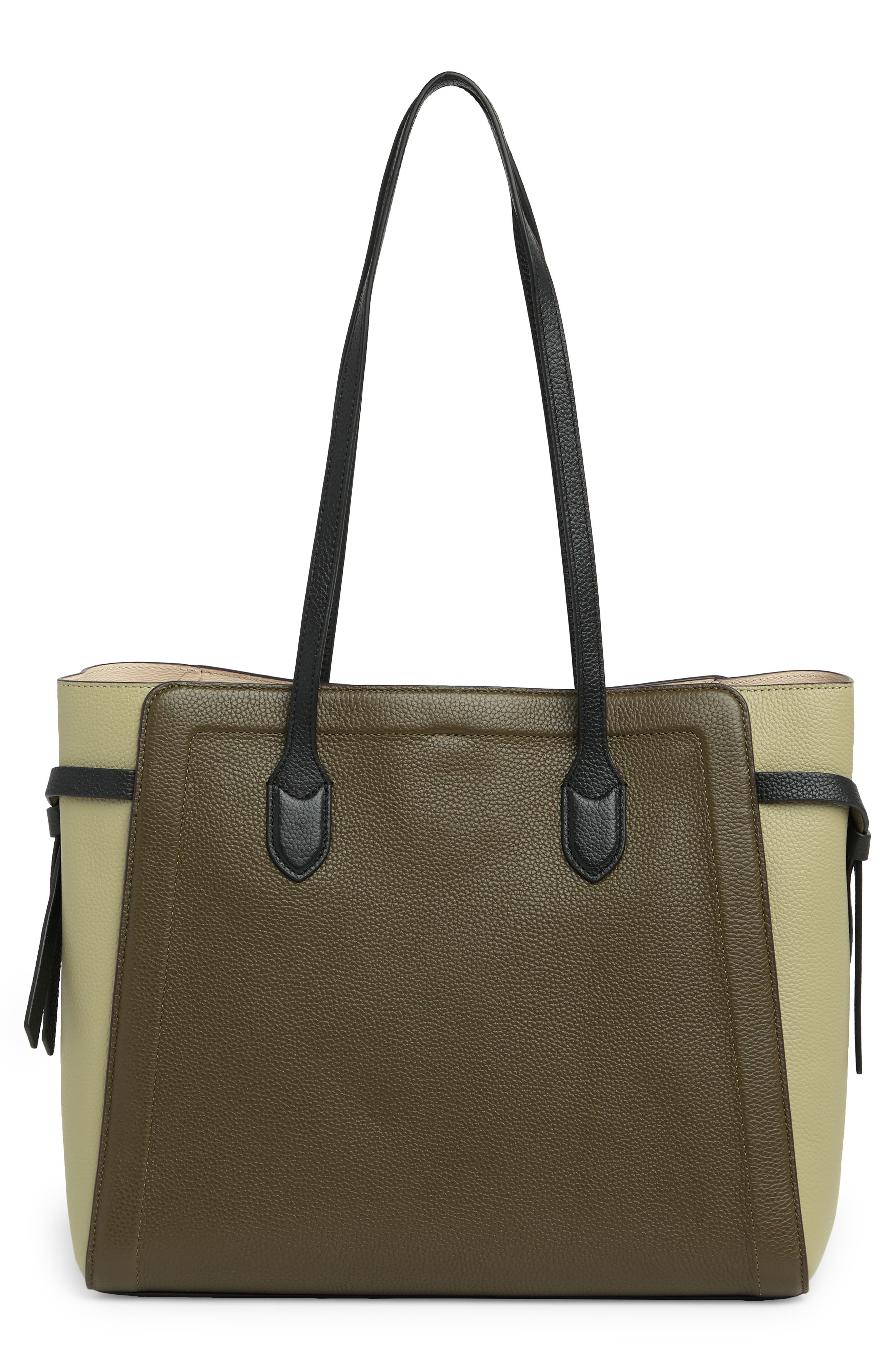 Kate Spade New York knott colorblocked pebble leather tote, Alternate, color, 