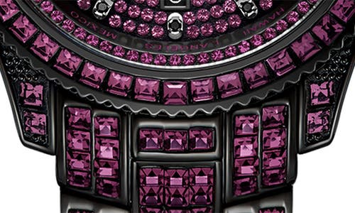Jbw Reserve Jet Setter Gmt Bracelet Watch, 39mm In Pink