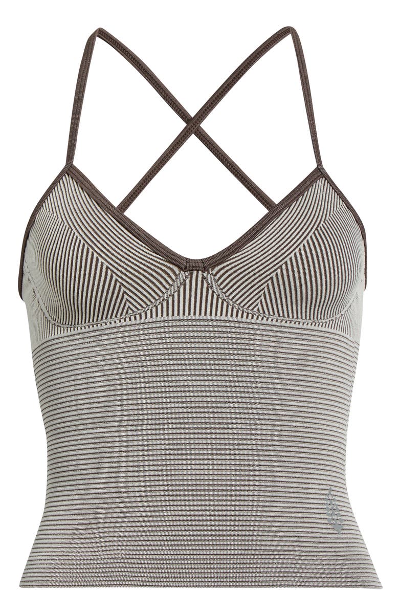FP Movement by Free People Perfectly Plated Rib Tank, Main, color, Chocolate