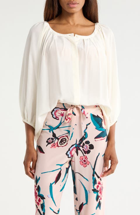 Eden Silk Long Sleeve Top