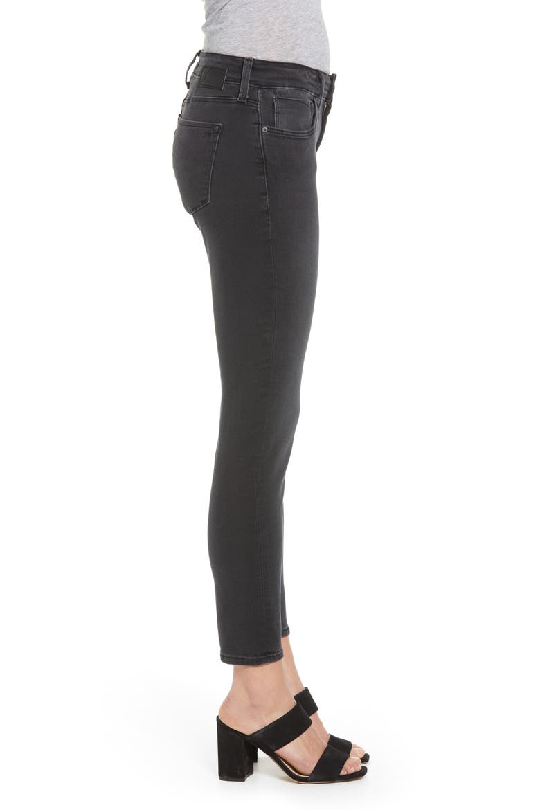 Alexa Mid Rise Skinny Jeans, Alternate, color, DARK SMOKE SUPERSOFT