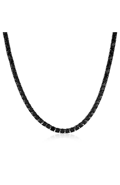 Men's Cubic Zirconia Tennis Necklace