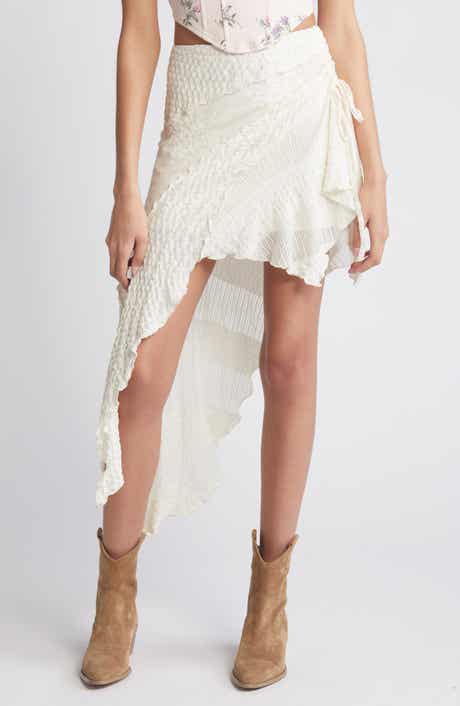 Asymmetric Spliced Skirt