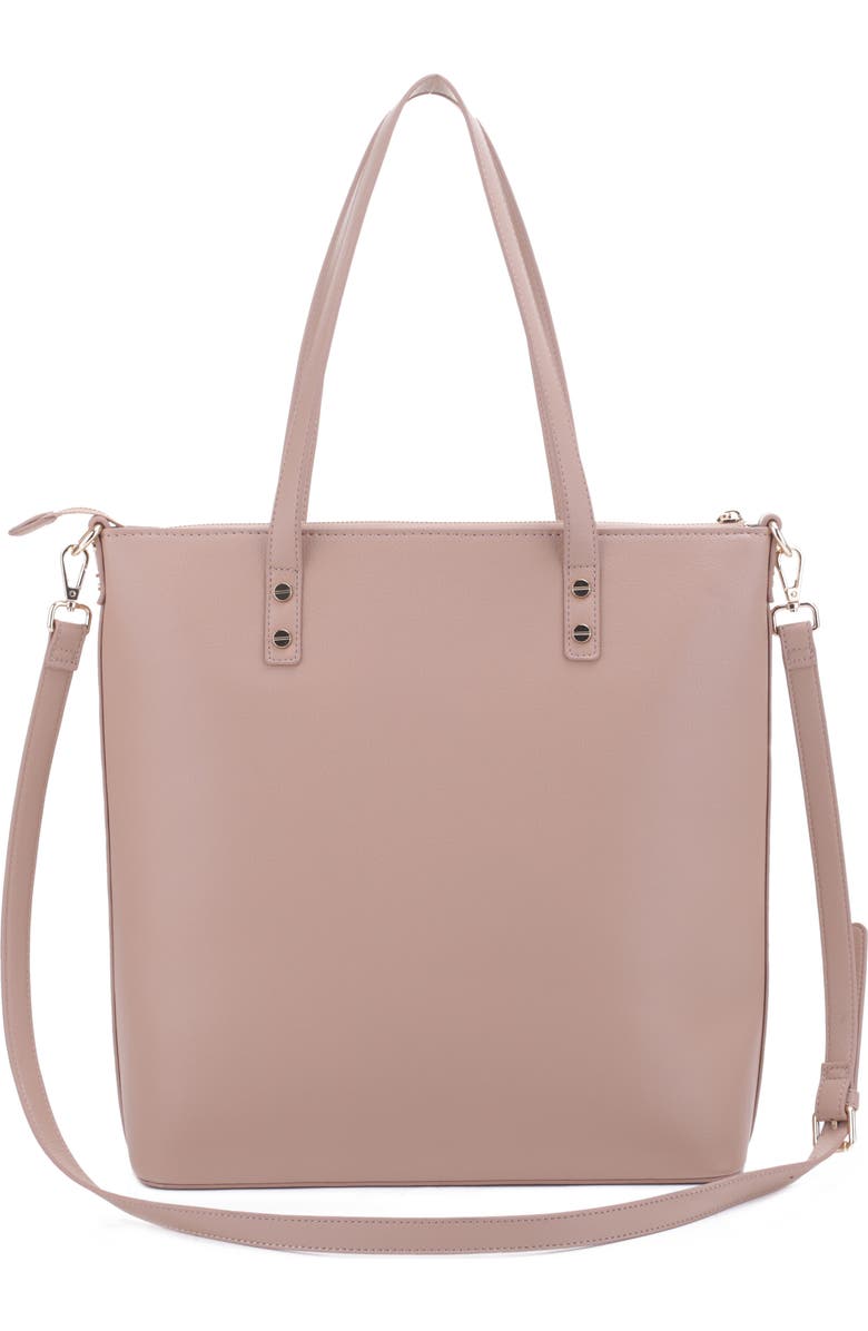 Mali + Lili Ashley Recycled Vegan Leather Everyday Tote, Alternate, color,