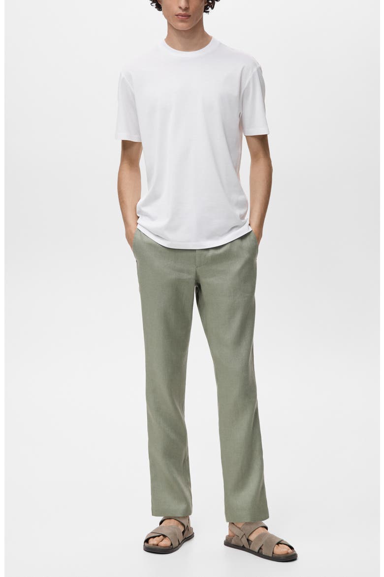 Slim Fit Cotton T-Shirt, Alternate, color, WHITE