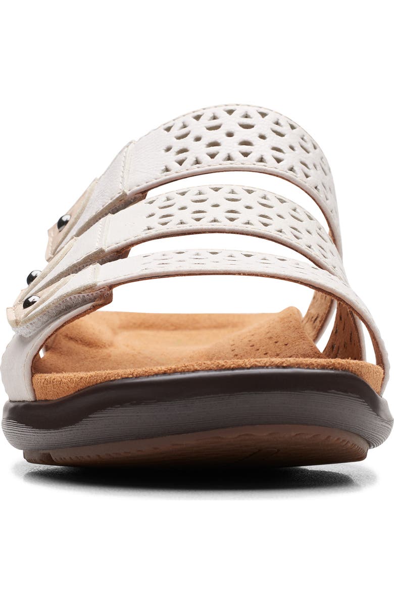 Clarks<sup>®</sup> Kitly Walk Sandal, Alternate, color, White