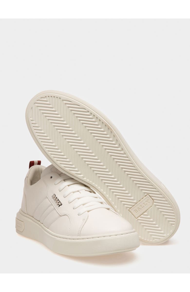 Bally Maxim Leather Sneakers, Alternate, color, White