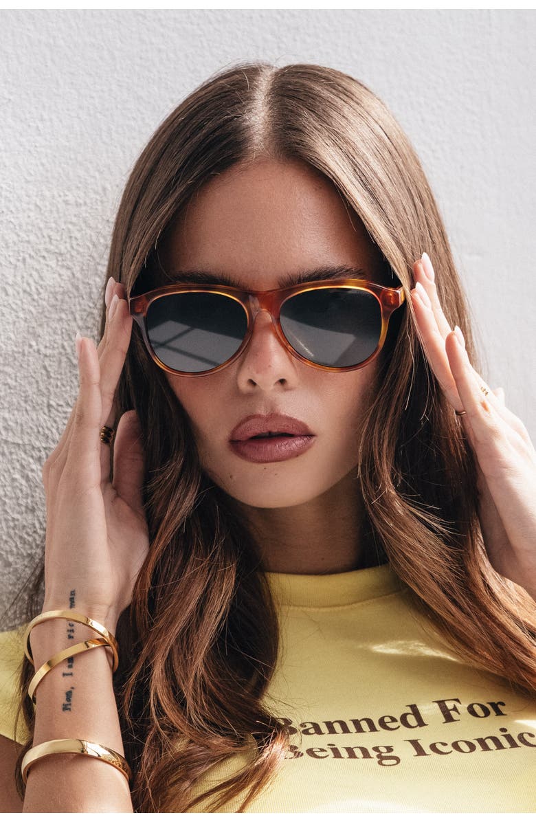 FREYRS Eyewear Remi Unisex Sunglasses, Alternate, color, Tortoise