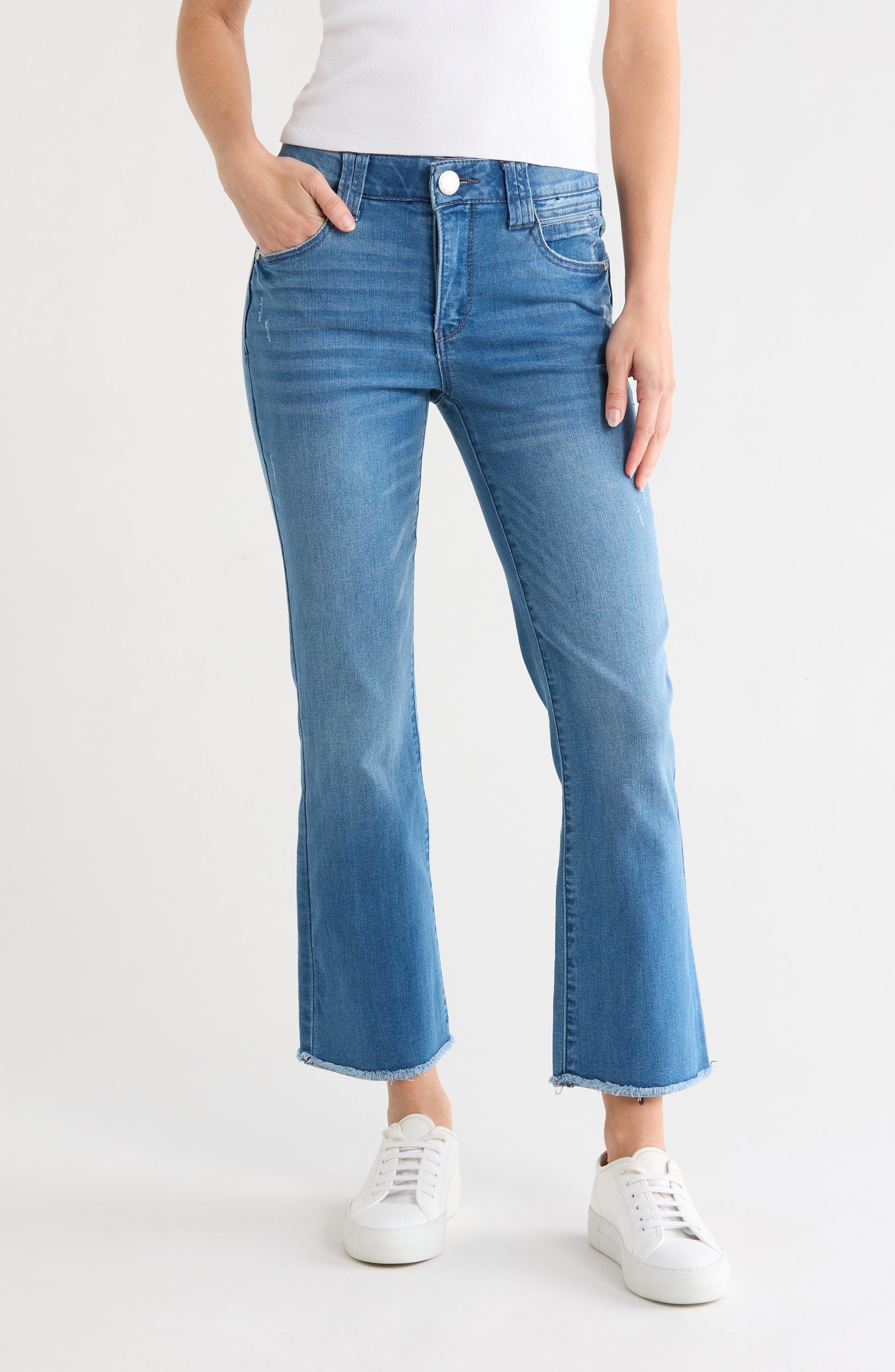 Crop Itty Bitty Flare Leg Jeans