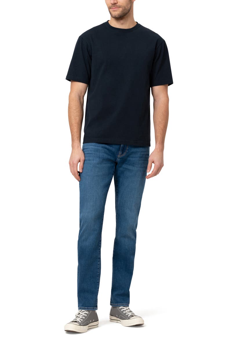 Marcus Slim Straight Leg Jeans, Alternate, color, DARK BRUSHED FEATHER BLUE