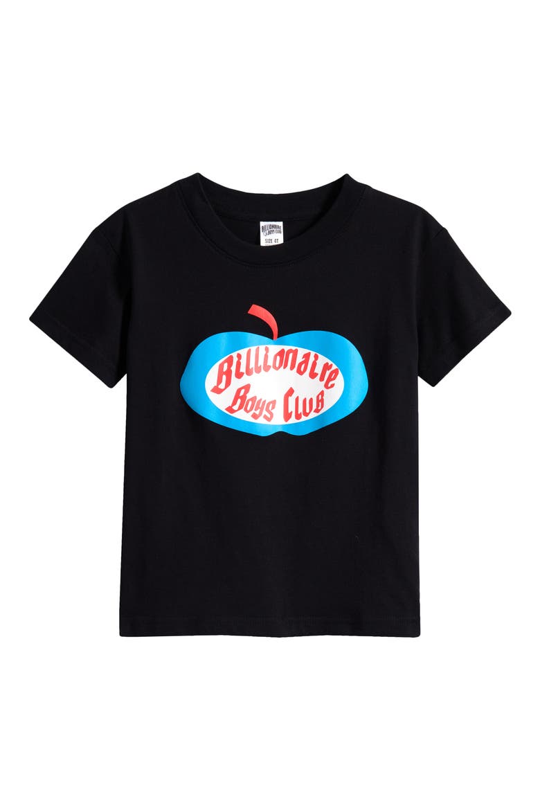 Kids' Gala Cotton Graphic T-Shirt, Main, color, BLACK