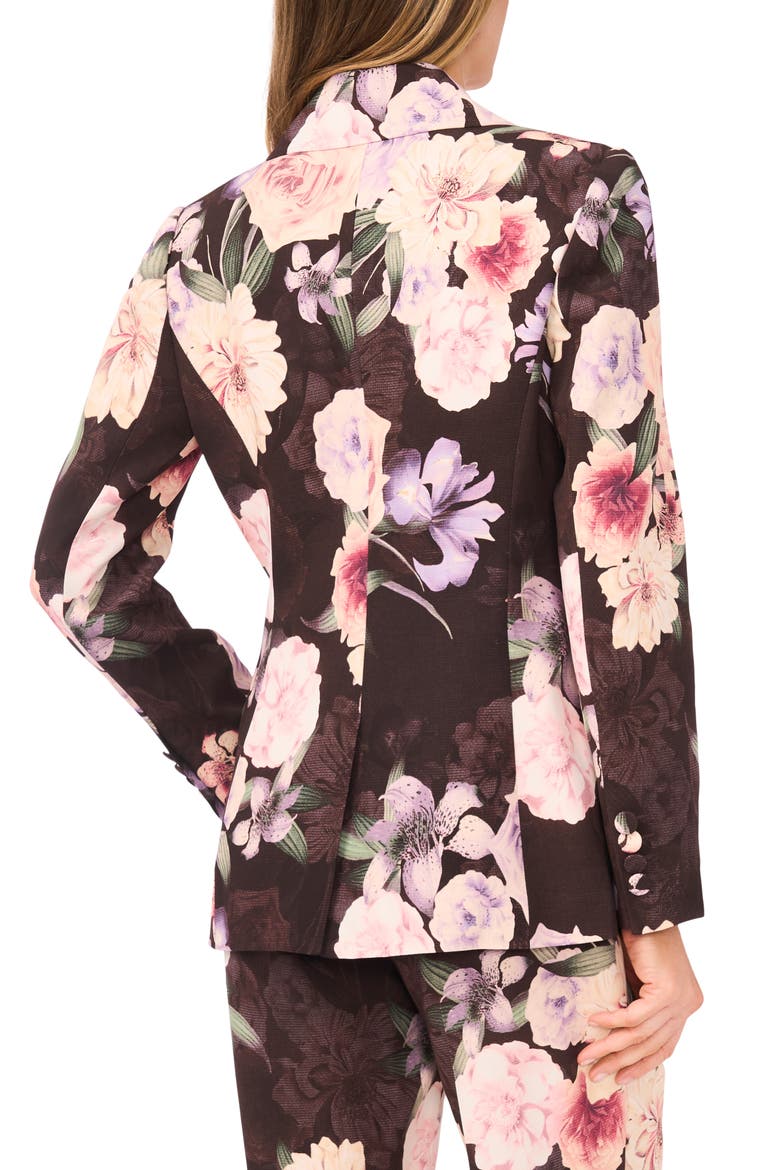 Alice Floral Blazer, Alternate, color, CORAL PINK