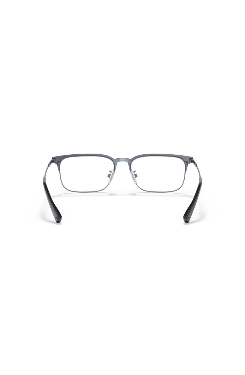 COACH 56mm Rectangle optical glasses, Alternate, color, Blue