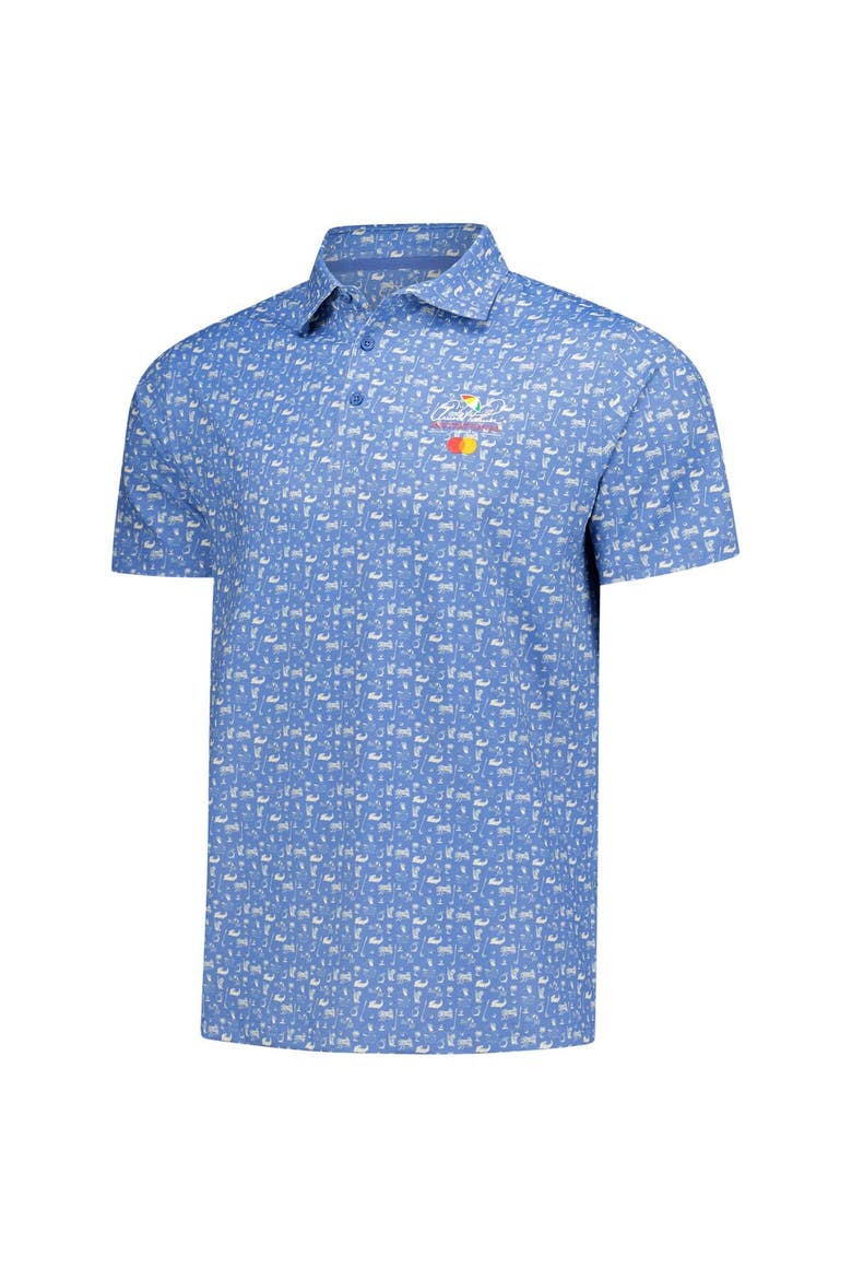 Men's Barstool Golf Blue Arnold Palmer Invitational Bay Hill Printed Polo, Alternate, color, Blue
