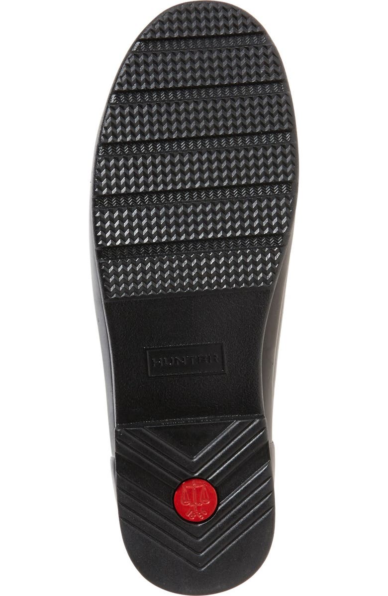 Hunter Original Refined High Gloss Waterproof Rain Boot, Alternate, color,