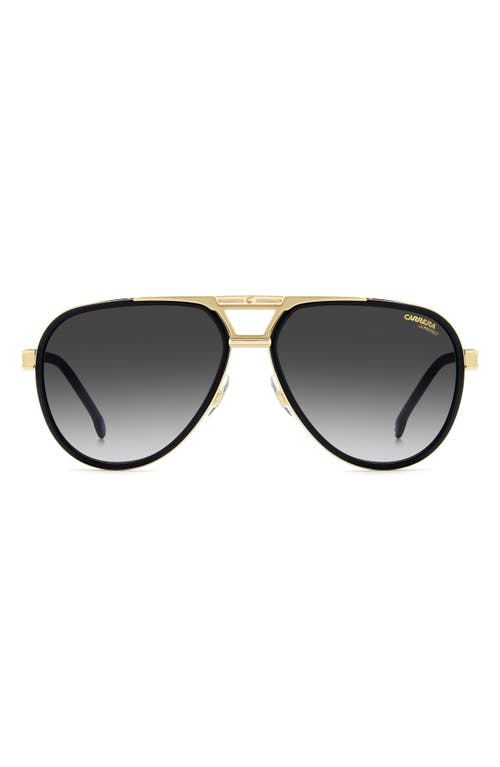 Carrera Eyewear 61mm Gradient Pilot Sunglasses