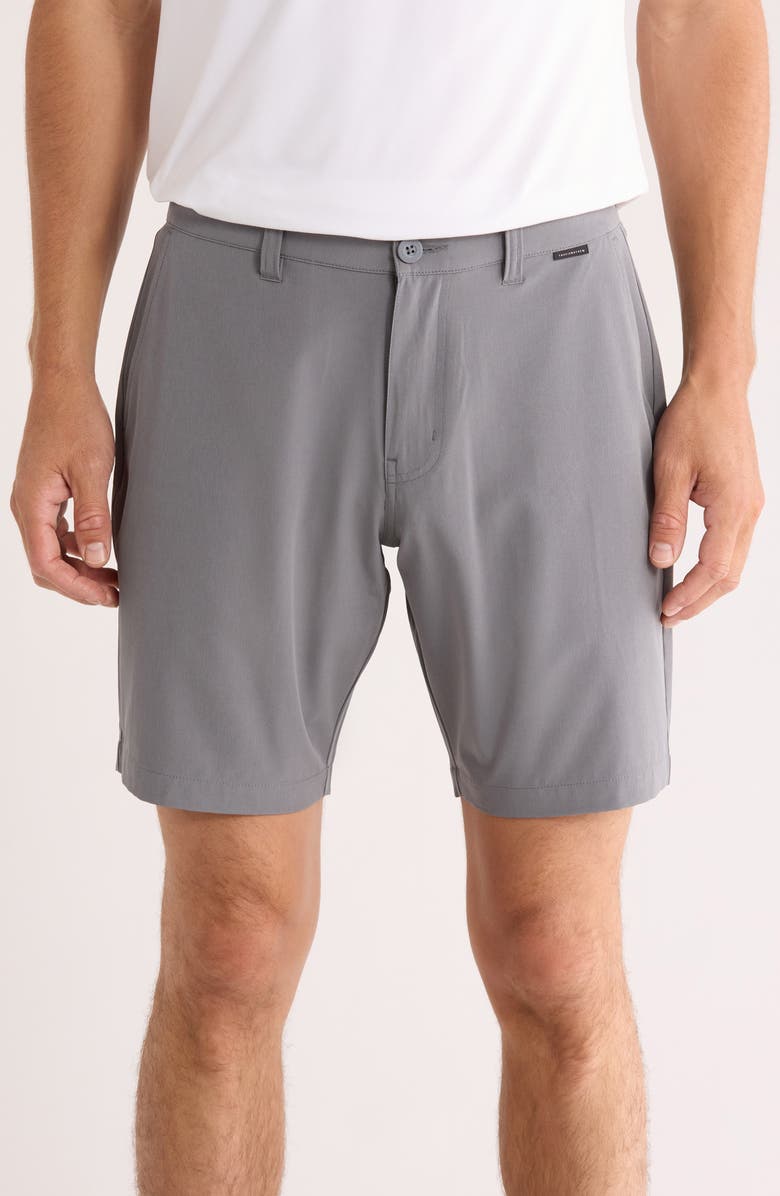 TravisMathew Waylay Shorts, Main, color, Quiet Shade/ Sleet