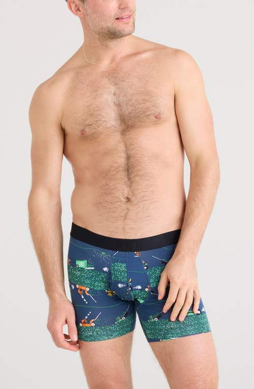 Saxx Assorted 2-pack Droptemp® Cooling Cotton Boxer Briefs In Buzzcut/black