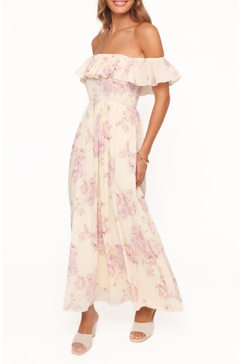 Jemira Maxi Dress, Alternate, color, LAVENDER FLORAL