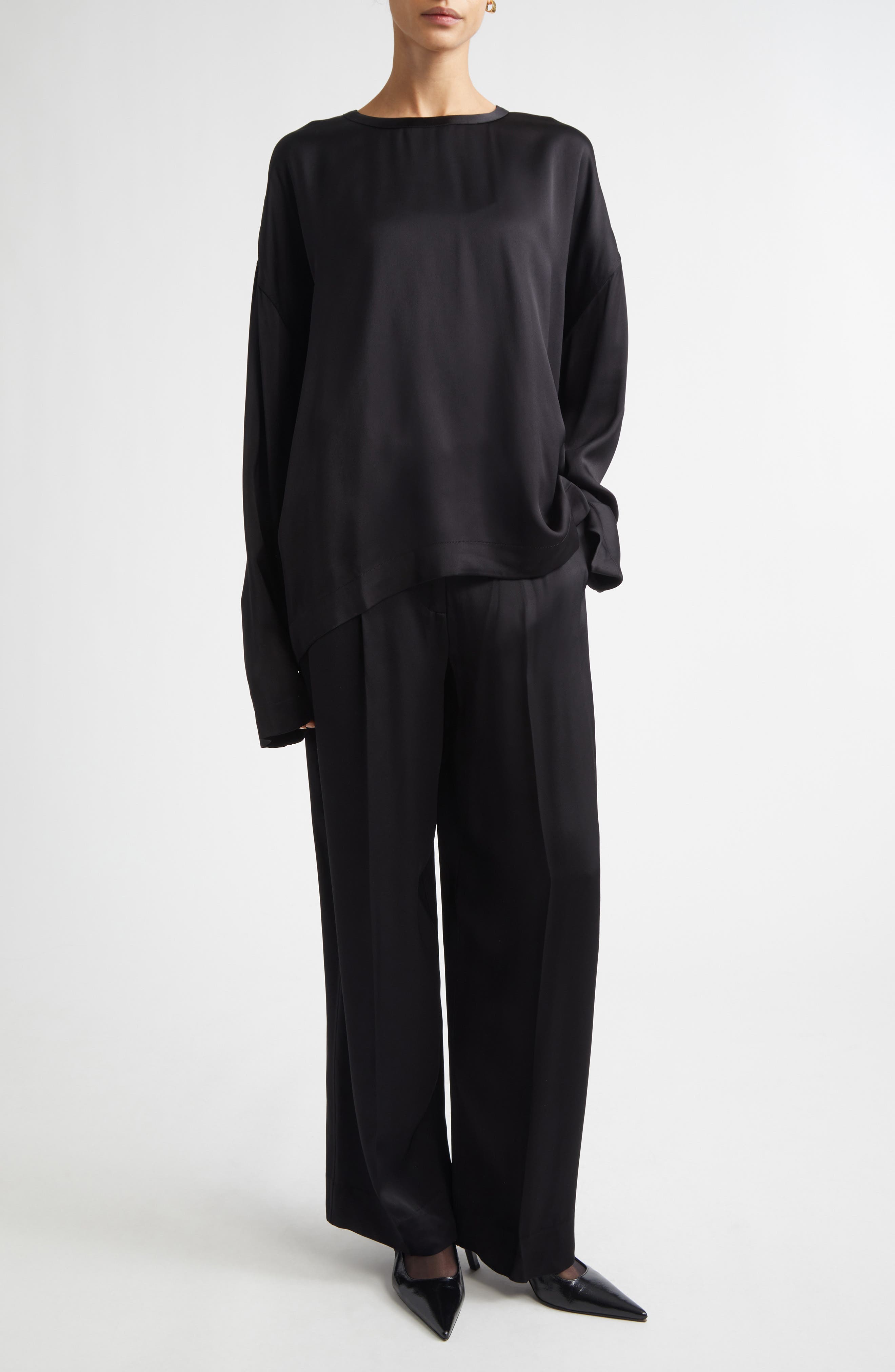 Boxy Satin Top - image 2