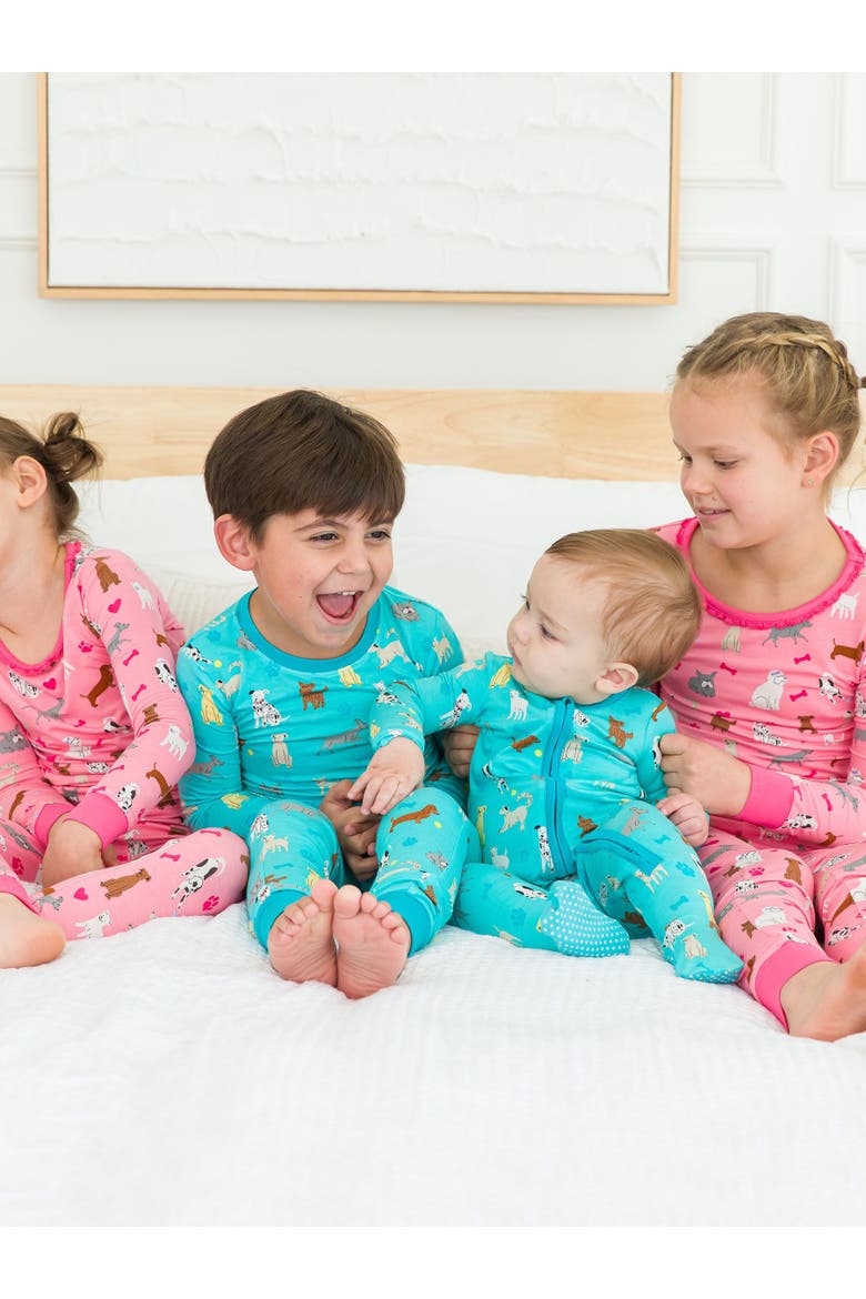 SoftSnooze Boys Long Sleeve Pajama Set, Alternate, color, Puppy Playtime