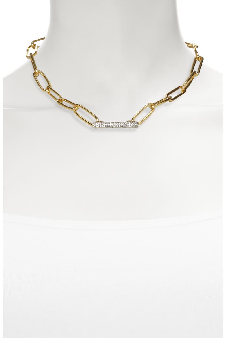 Link Necklace, Alternate, color, GOLD