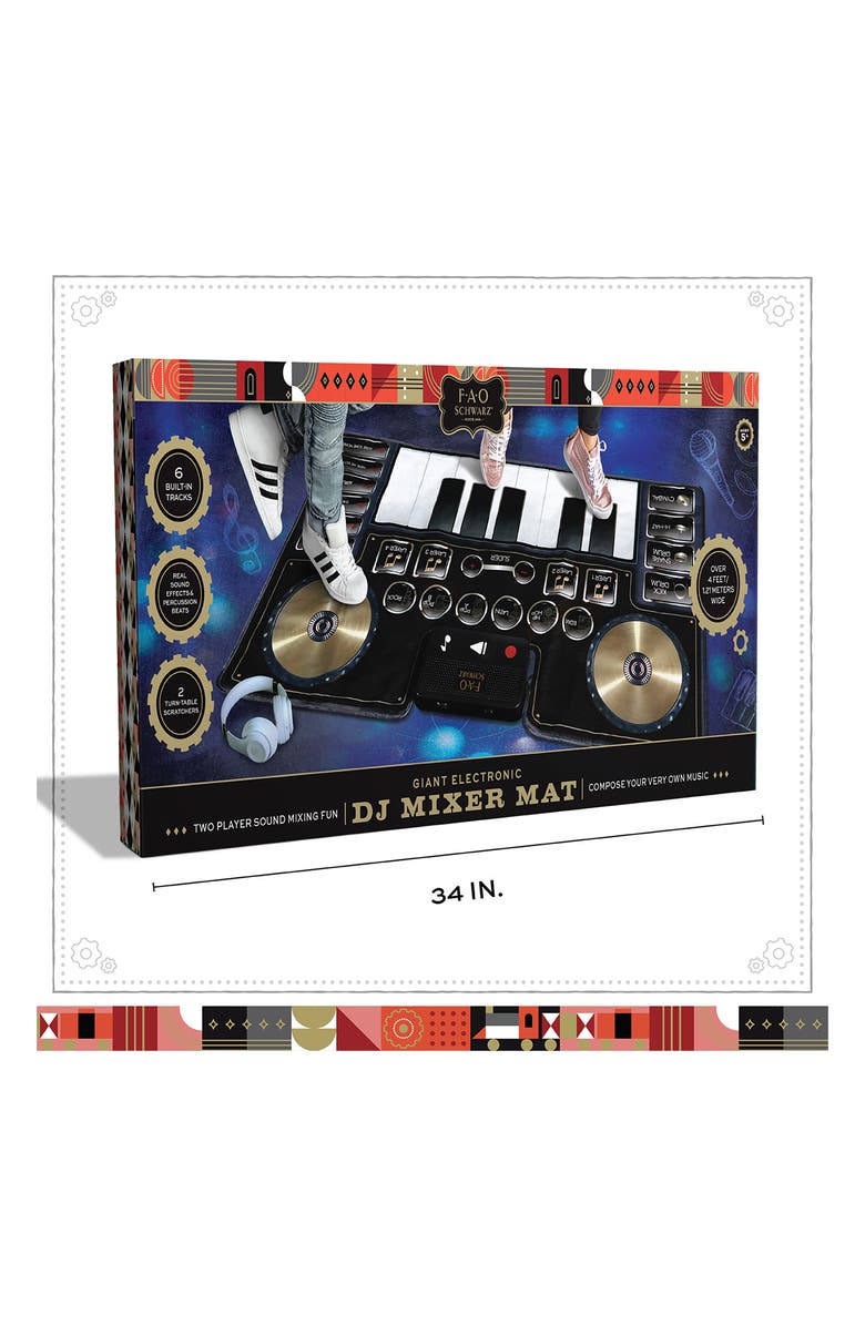 FAO Schwarz Toy Music Mat DJ Mixer, Alternate, color, 