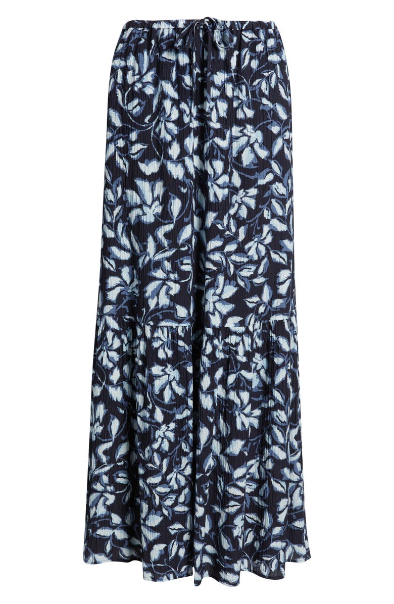Rails Marulo Floral Tiered Maxi Skirt, Alternate, color, Navy Jasmine