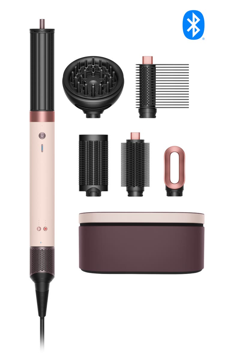 Dyson Airwrap Co-anda2x<sup>™</sup> Multi-Styler & Dryer Curly+Coily in Ceramic Pink & Rose Gold, Main, color, Ceramic Pink/ Rose Gold