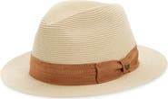 Brixton Roma Packable Straw Fedora