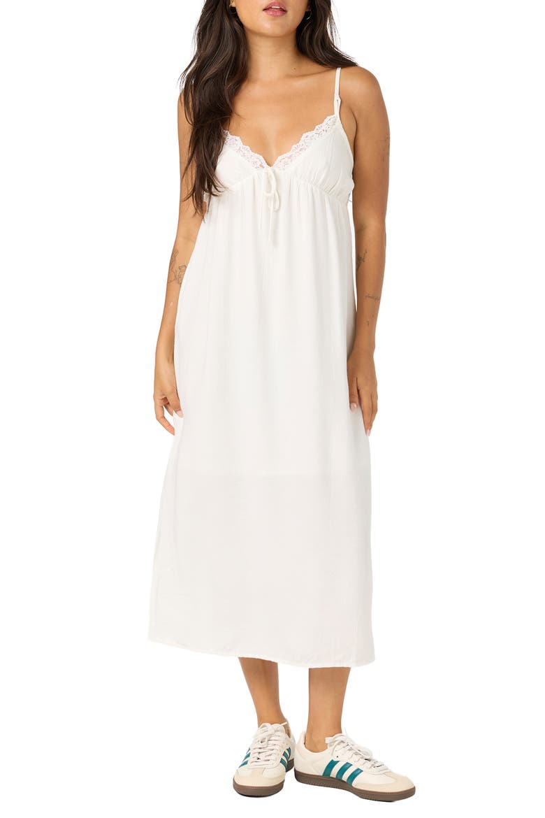 Dayna Midi Slipdress, Main, color, WHITE