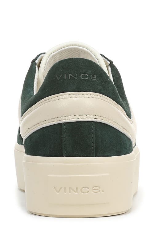 Vince Benfield Platform Sneaker In Green