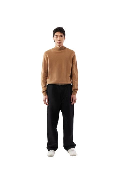 Essential Mock Neck Cashmere Sweater
