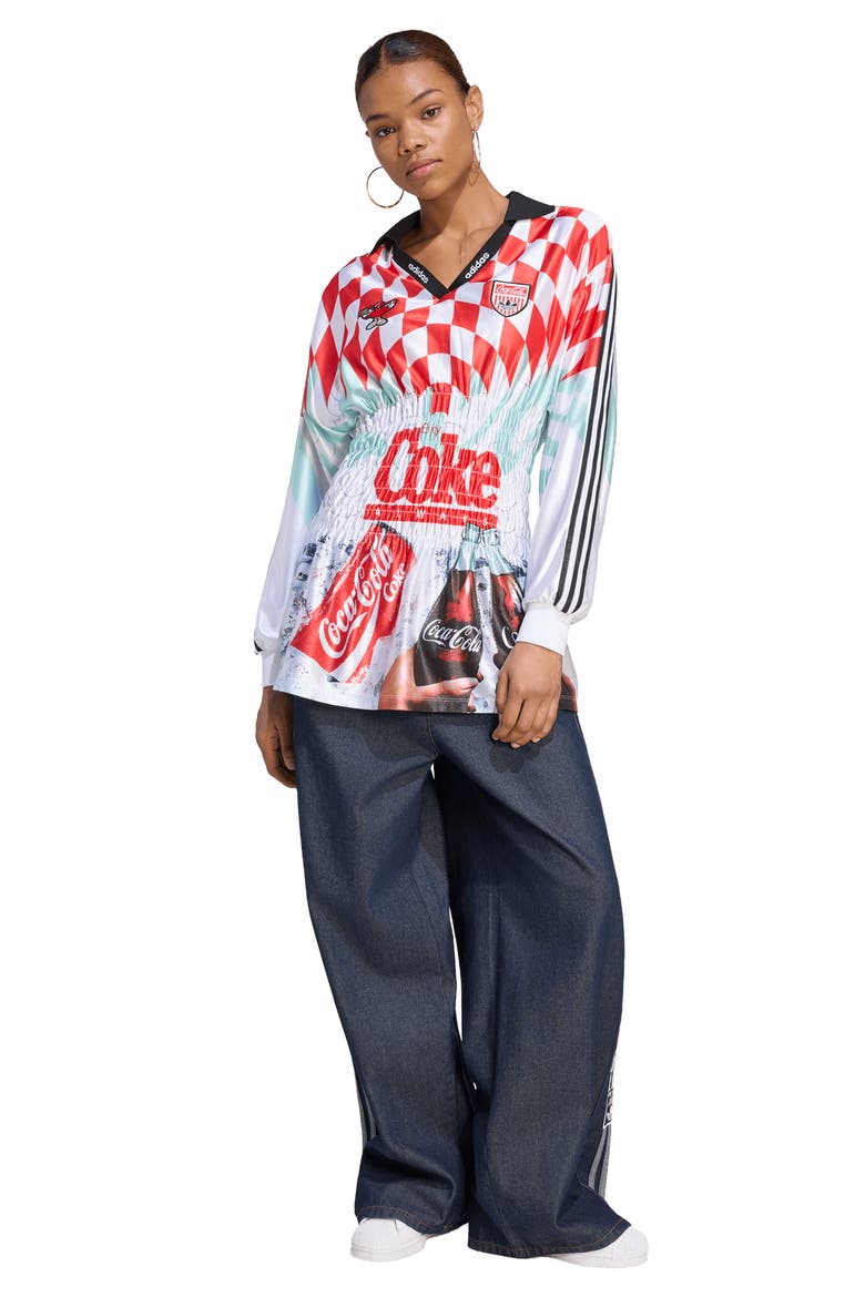 Mashup Jersey Top, Alternate, color, WHITE/ MULTICOLOR