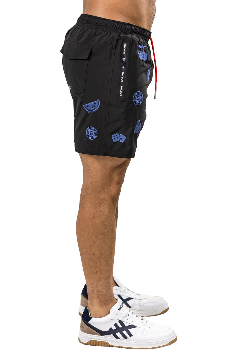 Maceoo Martyr Swim Trunks, Alternate, color, Black