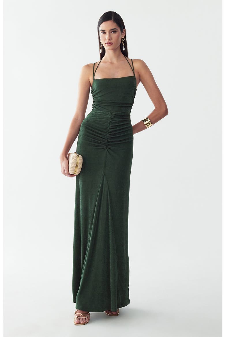 Sofia Maxi Dress, Main, color, Dark Olive