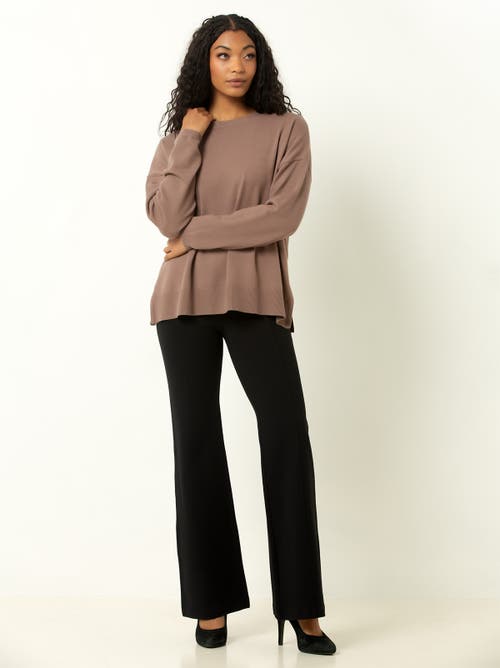 Single Stitch Relaxed Crew Neck Sweater In Multi