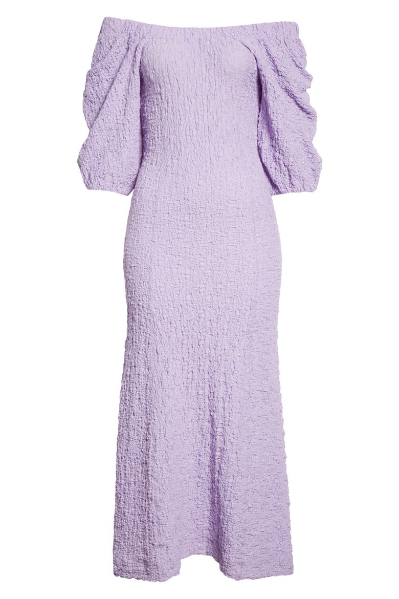 Garance Off the Shoulder Dress, Alternate, color, LILAC